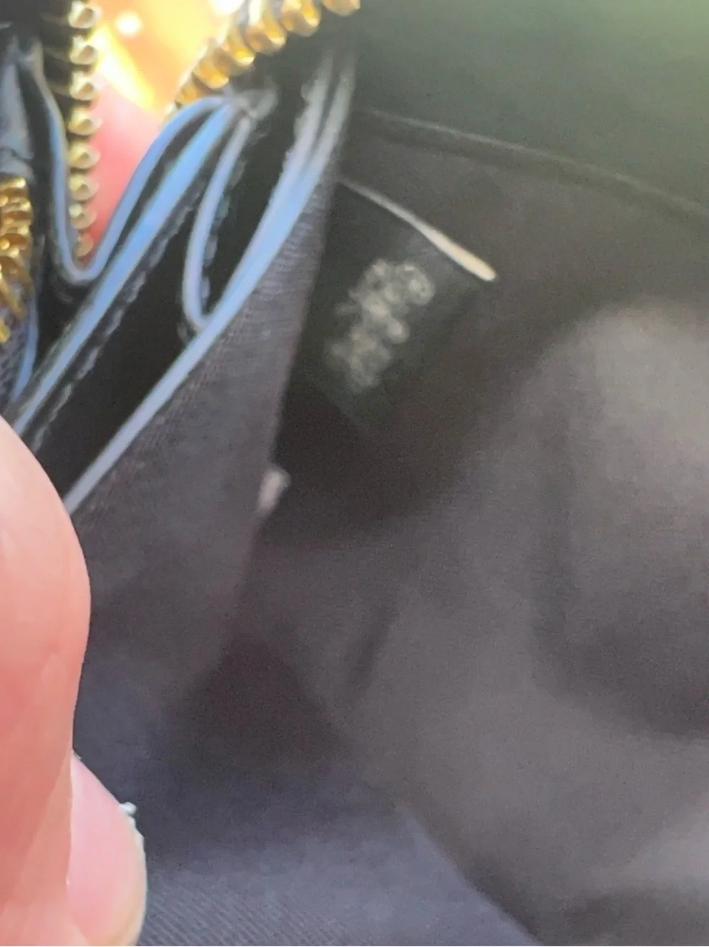 Coach accordion zip